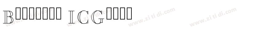 Bordeaux ICG字体转换
